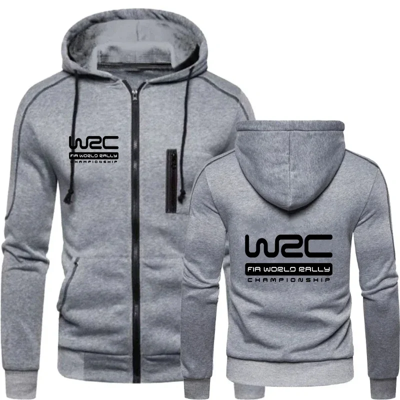 2024 World Rally Championship WRC Printed Men's Sportswear Fashion Zipper Hoodie Solid Men Sportswear Casual Warm Sportswear 5