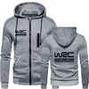 2024 World Rally Championship WRC Printed Men's Sportswear Fashion Zipper Hoodie Solid Men Sportswear Casual Warm Sportswear 5