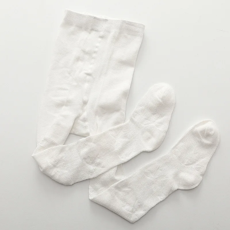 Kids Pantyhose Summer Children Cute Fashion Bow Pattern Girls Mesh Breathable Thin