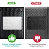 6x10 Inch 25 Pack Usable Size 6x9" Black Bubble Mailer Waterproof Padded Envelopes for Gift Packaging, Shipping, Mailing 4