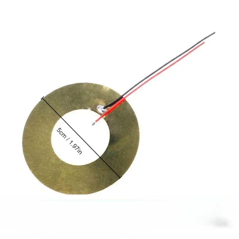 Piezoelectric Ceramic Wafer Buzzer Loudspeaker with Wire - Multiple Sizes Available
