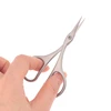 1Pcs Cuticle Scissors Stainless Steel Curved Blade Small Scissors Trimming The Fingernails Eyebrow Eyelash Dry Skin Nail Scissor 5