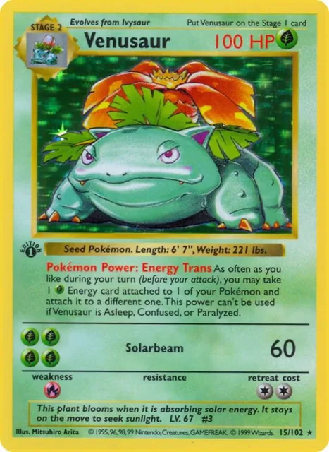Pokemon Cards PTCG Shadowless Base Set Charizard Venusaur Blastoise Mewtwo Poliwrath Rare Pokemon Cards Collection Bundle Gift 3
