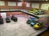 1/64 Alloy Car Model Exhibition Hall Garage Scene Double-Layer Storage Display Cabinet 5