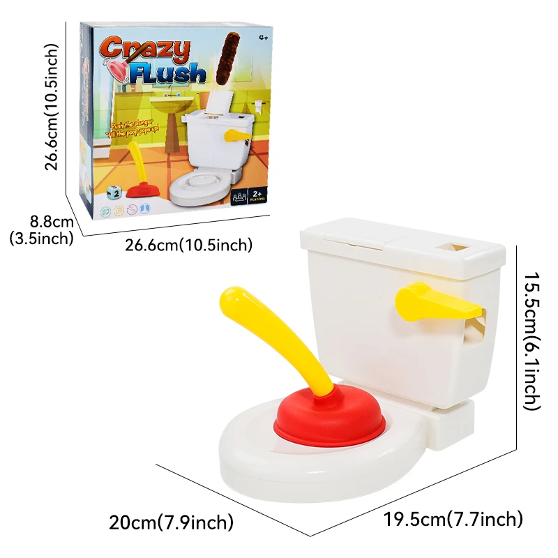 Funny Toilet Trick Toy party game decompression board games Flushing the toilet for kids friends family game birthday gifts 6