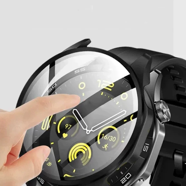 Premium Tempered Glass PC Case Screen Protector for Huawei Watch GT 6 - Durable and Stylish Accessory