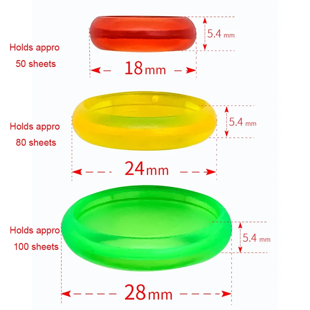 Fromthenon 50pcs Disc Binding Discs for Discbound Notebook Mushroom Hole Planner Scrapbooking Rings Office School Stationery
