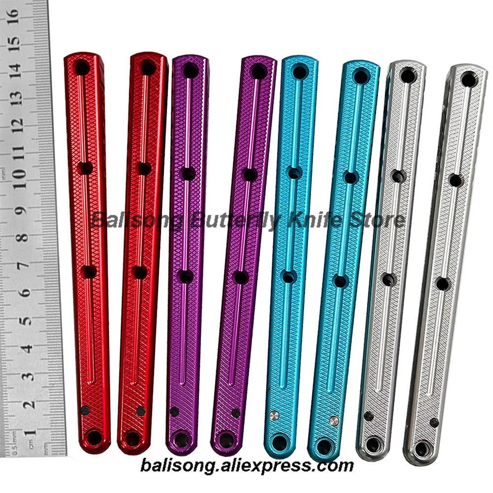 Nuovo Baliplus Kraken (Krake Raken) Live/False Edge Blade Clone 7075 Alluminio Maniglia Canale Sistema Di Boccole Manico Lucido
