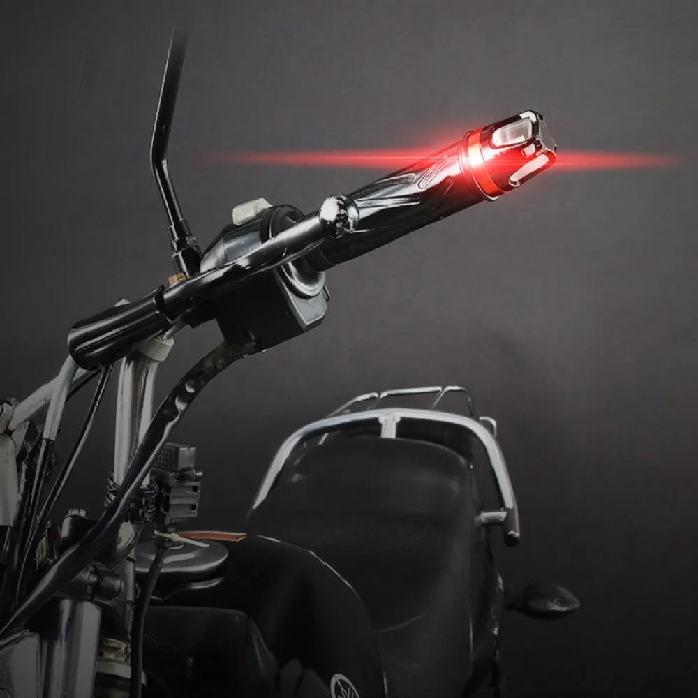 오토바이 핸들 바 라이트 엔드 LED 방향 지시등, 핸들 바 그립 플러그, 사이드 마커 램프 조명, 2 개 오토바이 핸들 바 라이트 엔드 LED 방향 지시등, 핸들 바 그립 플러그, 사이드 마커 램프 조명, 2 개
