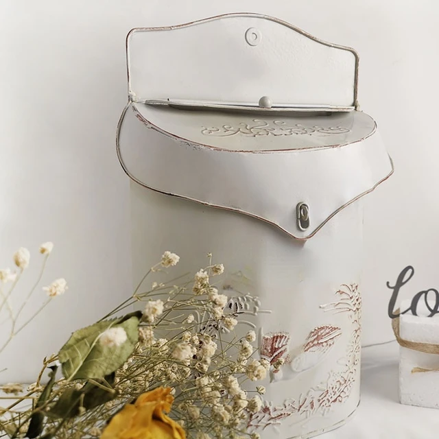 1 Db Vintage Udvar Kültéri Postafiók Dekorációs Kézműves, Kerti Javaslat Postafiókok Kézzel Készített Függő Posztdoboz Otthoni Díszek