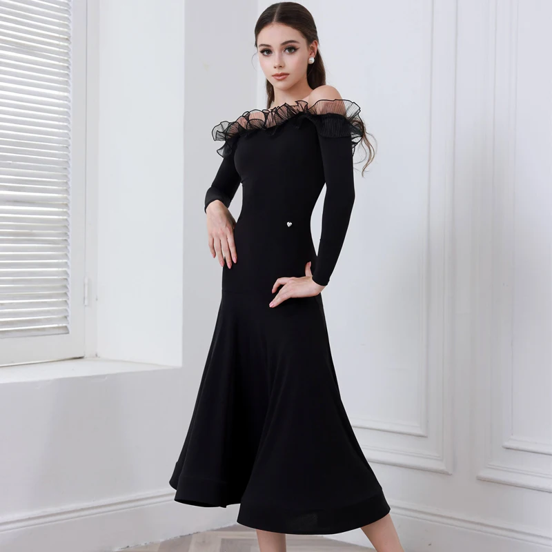 green emerald velvet dress Fabiana Blush Latin Dress – DanceLuxe Boutique main image 0