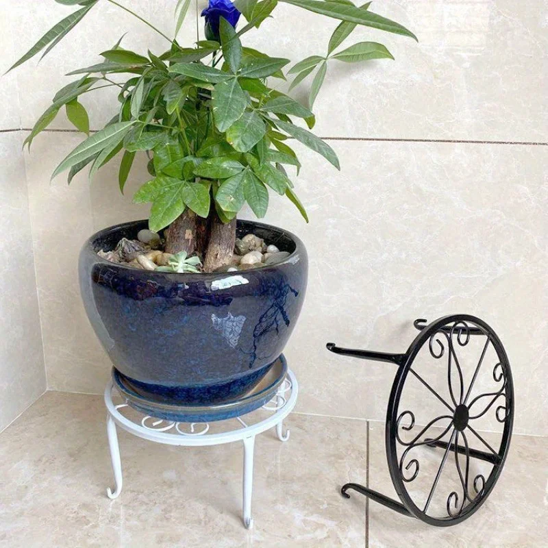 Description Picture 3 of item1pcs Heavy Duty Metal Rustproof Iron Plant Stand - Perfect for Indoor/Outdoor Garden Planters & Pots!