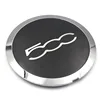 Silvery 133mm Hubcap for Fiat 500 Wheels Centre Hub Caps Set 68078419AC 68078421AC Dust Cover Wheel Hub Cap Replacement 51884863 4