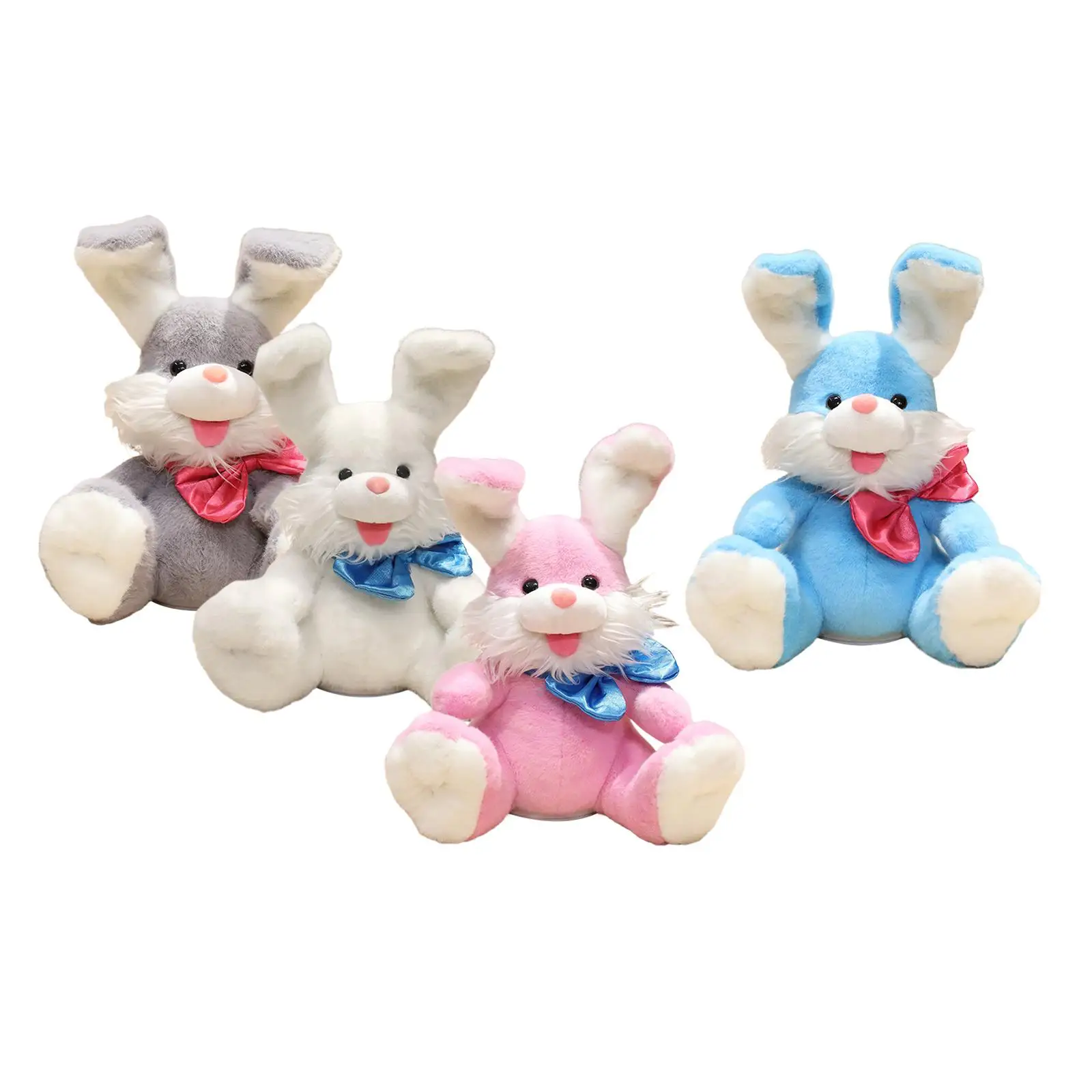 Musical Stuffed , Electronic Pet Toy, Bunny Plush Toy with Moving Ears for Kids Children
