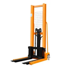  hand pallet stacker Manual raised stacking driver dynamic handling hydraulic made in China 