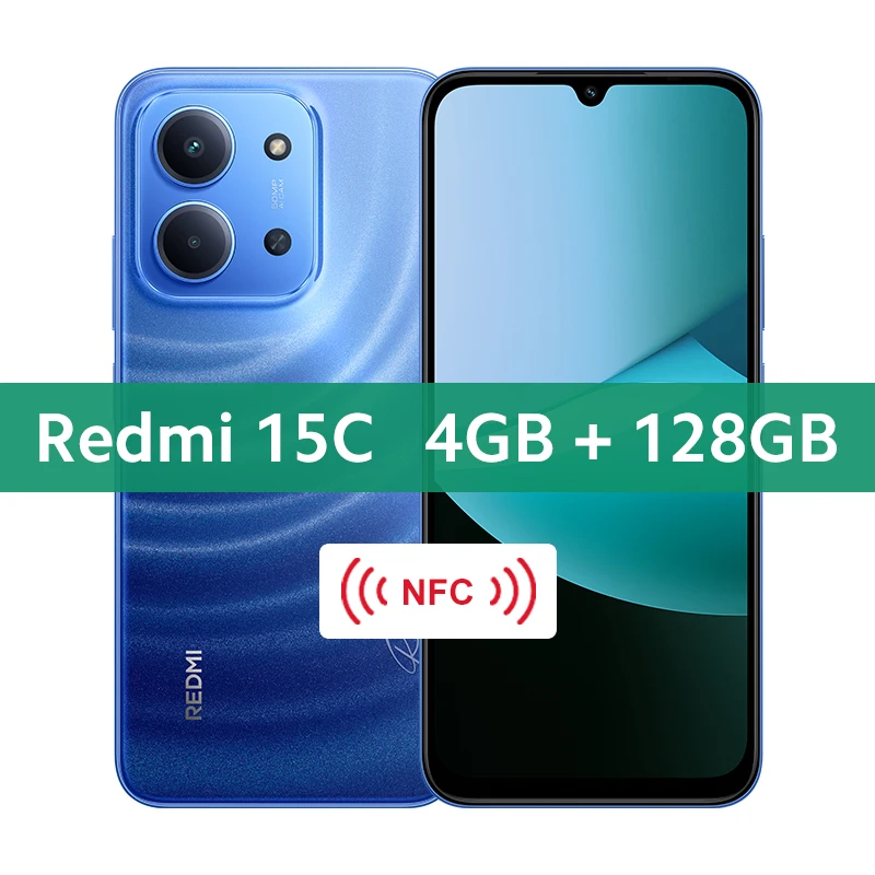 グローバル版 Xiaomi Redmi 15C スマートフォン MediaTek Helio G81