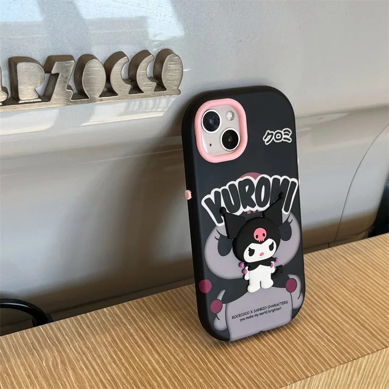 Kuromi Phone Case Iphone Sanrio My Melody Kuromi Silicone Case For