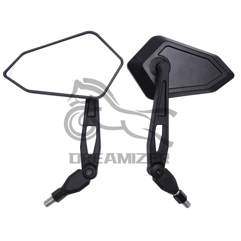 Motorcycle Rearview Mirror for Spiegel Paar Honda Yamaha Kawasaki Maverick Booster M10 Enduro KTM Suzuki