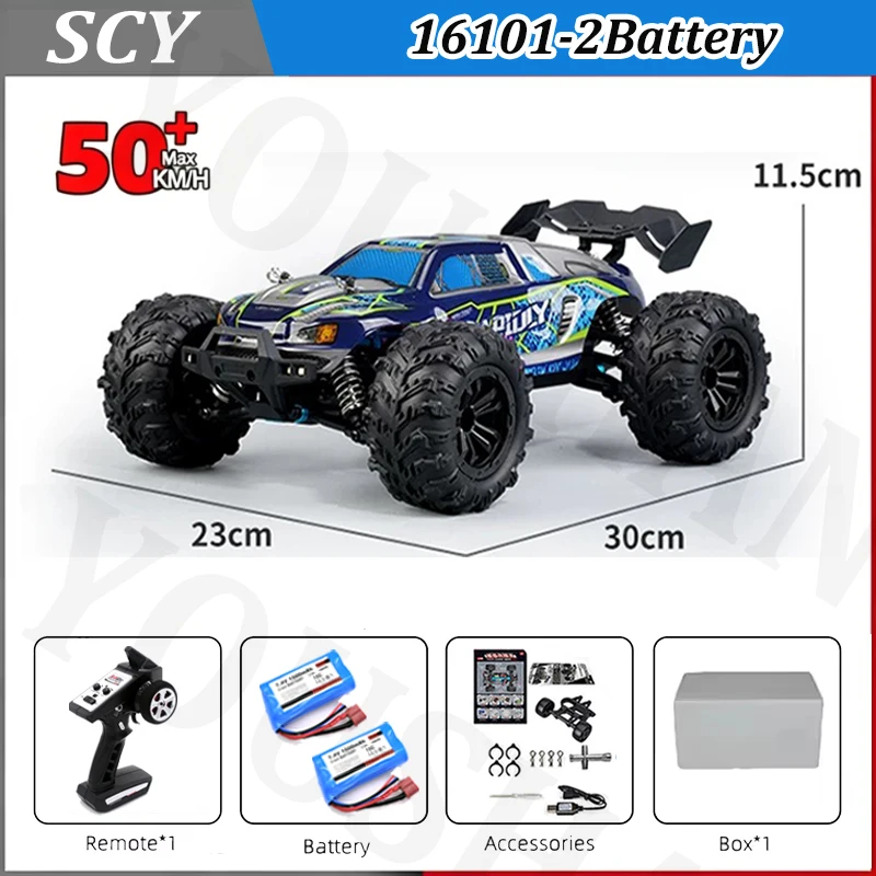 Voiture RC tout terrain 4WD 2.4GHz - Modèles 16101/16102