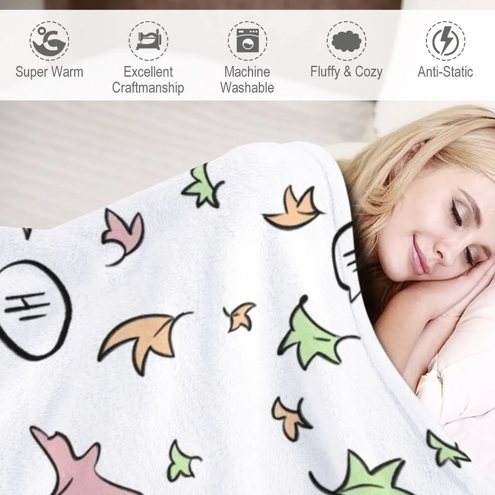 heartstopper Netflix nick Charlie Throw Blanket Blanket For Decorative Sofa anime Sofa Quilt Furry Blanket 4