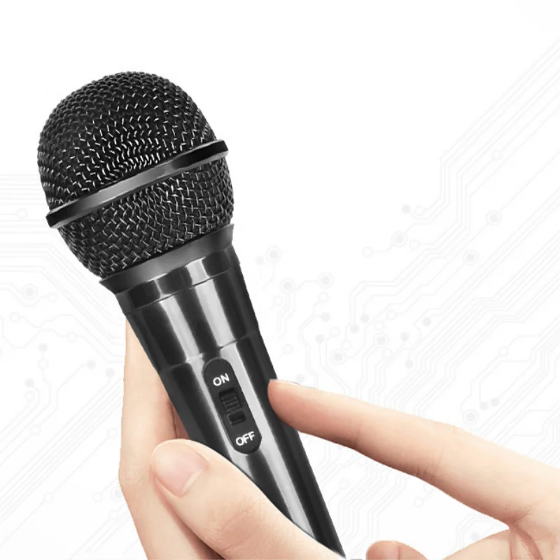 Professional Wired Dynamic Microphone Vocal Mic with XLR to 6.5mm Cable for Karaoke Recording