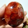 high quality Natural Stone Red Hematoid quartz Crystal palm Home Decoration Meditate And Chakra Healing Feng Shui Crystal 1