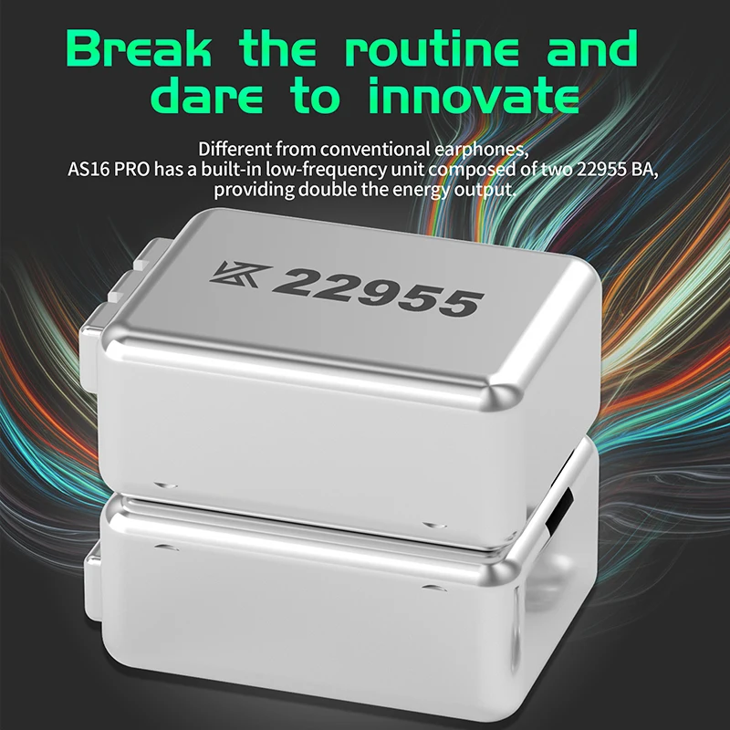 KZ AS16 برو سماعة سلكيةمع ميكروفون - Image 5