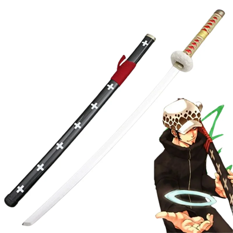 Cosplay Trafalgar Law Ghost Cry Weapon Wood Sword Role Playing Trafalgar D Water Law 104cm Prop Katana