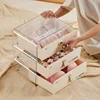Wardrobe Storage Box Clothes Organizer Toy Storage Box Desktop Drawer Underwear Storage Box Plastic 3
