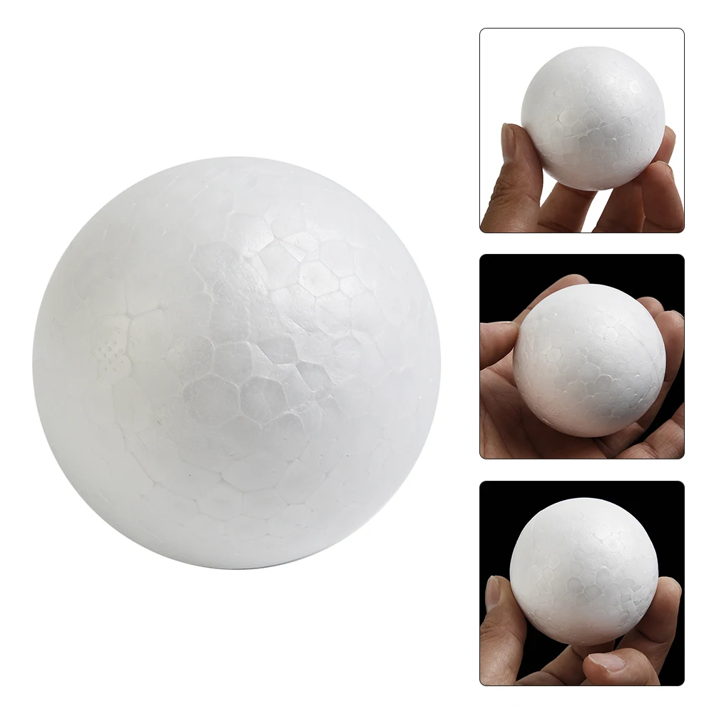 1 Stück leere runde Kugel aus massivem Polystyrol schaum für Hochzeits feiern 6cm/7cm/8cm/9cm/10cm/12cm hand gefertigte DIY-Produktion – Detail 6