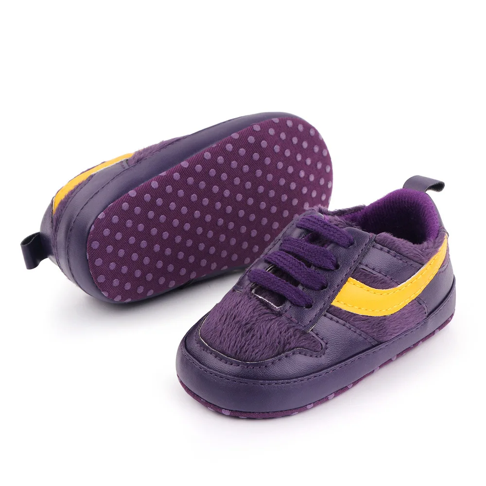 Baby Boy Sneakers Newborn PU Leather Infant Casual Girl Shoes Soft Sole Anti-slip Toddler First Walkers Crib Shoes 4
