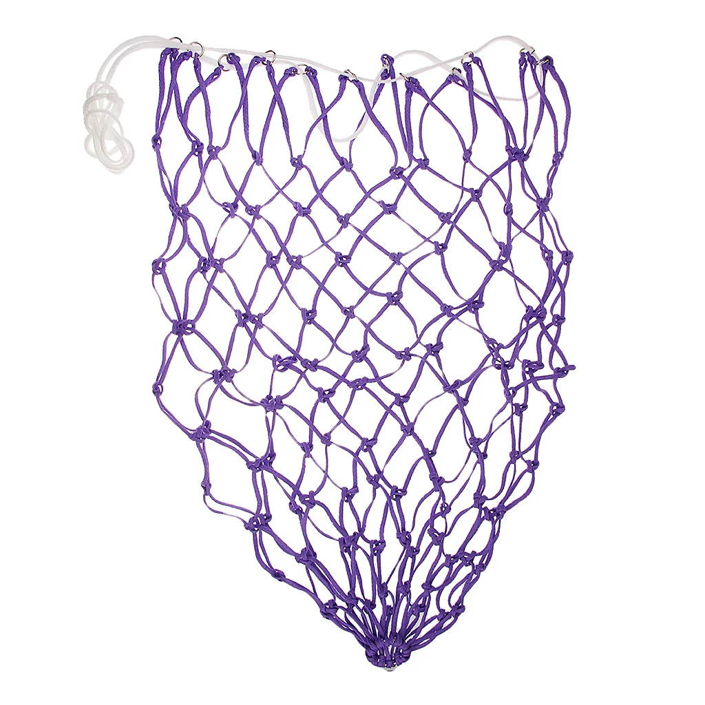 Durable 92cm  36  Nylon Slow Feed Hay Net for Horses 10 Mesh Hole Black 6