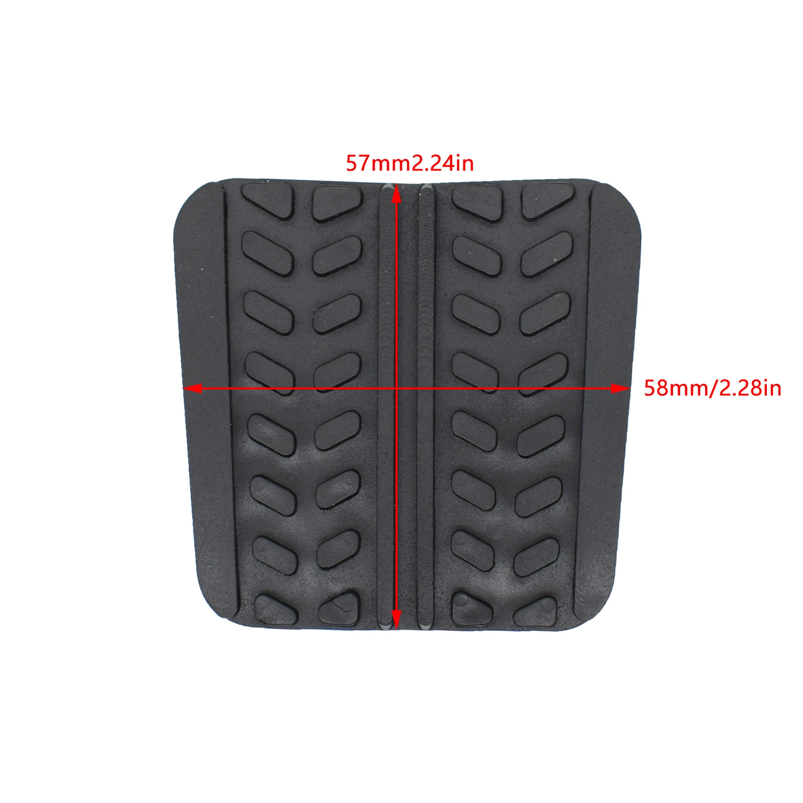 Car Pedals Pedal Cover 2Pcs Brake Clutch Pedal Pad Cover Mazda RX-7 323 626 929 B2000 B2200 B2500 B-Series BT-50 MPV MX-3/6