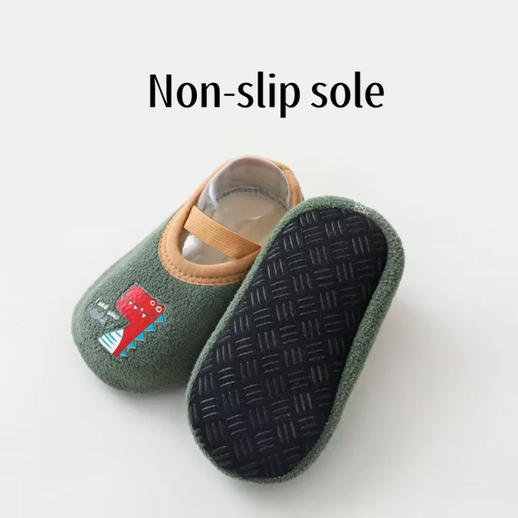 Infant Krippe Boden Schuhe Mit Gummi Sohle Anti-slip Neugeborenen Baby Jungen Mädchen Erste Wanderer Herbst Winter Indoor Outdoor hausschuhe – Detail 8