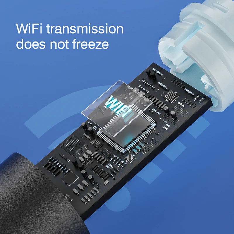 1080P Wifi Endoscope USB Endoscope Camera Wireless 6 Lights Android IOS Smartphone