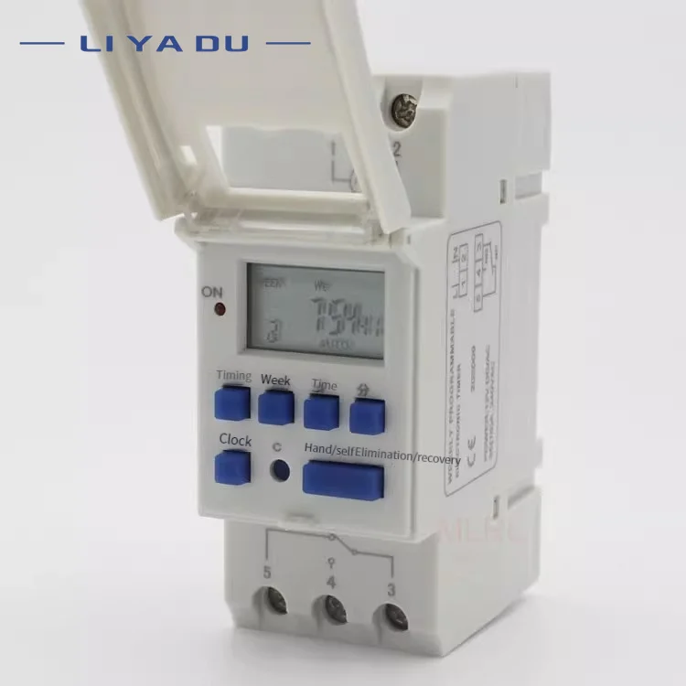 Electronic Weekly 7 Days Programmable Digital Time Relay 16a 12V 24V 110V 220V