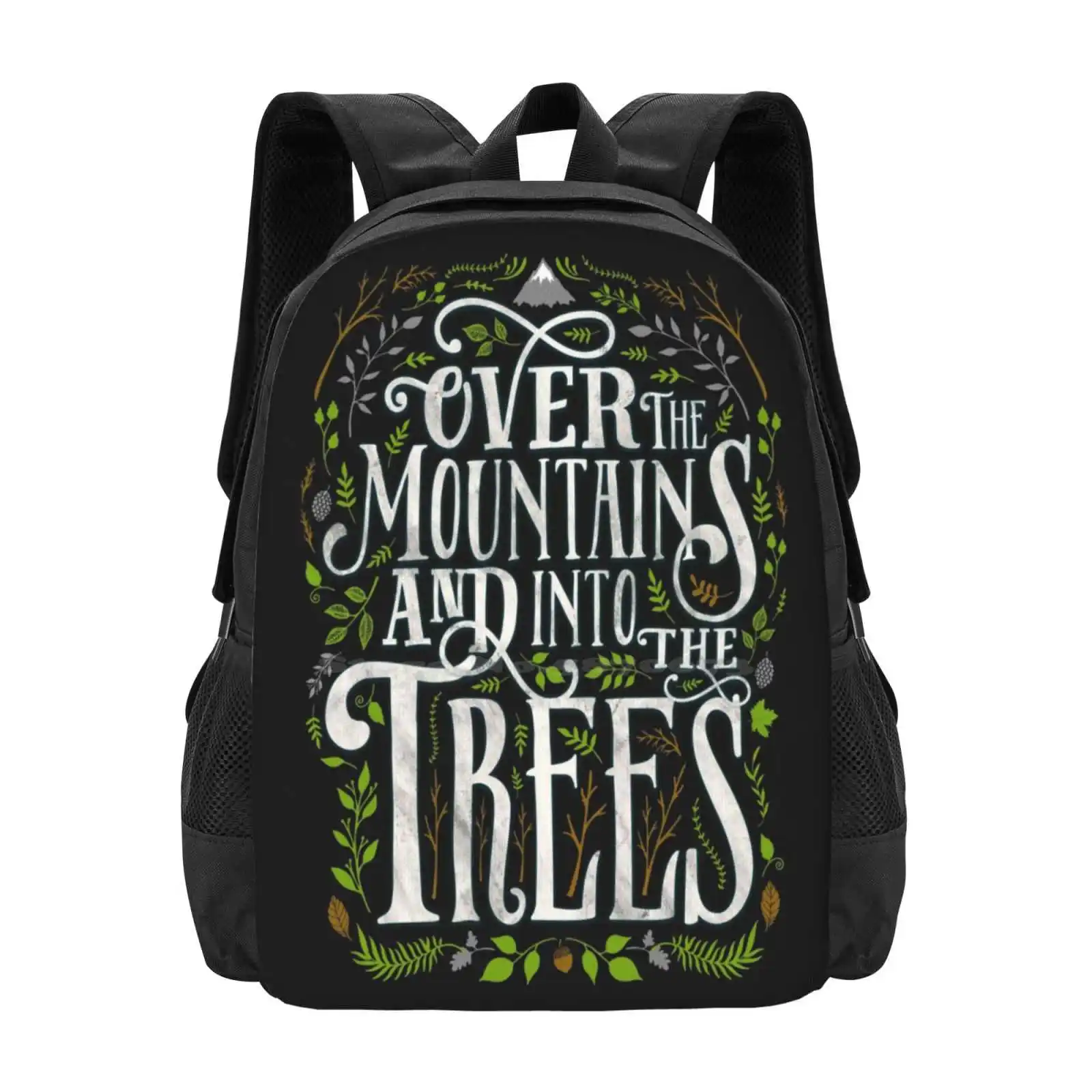 

Over The Mountains And Into The Trees School Bags Travel Laptop Backpack Over The Mountains And Into The Trees Nature Natural