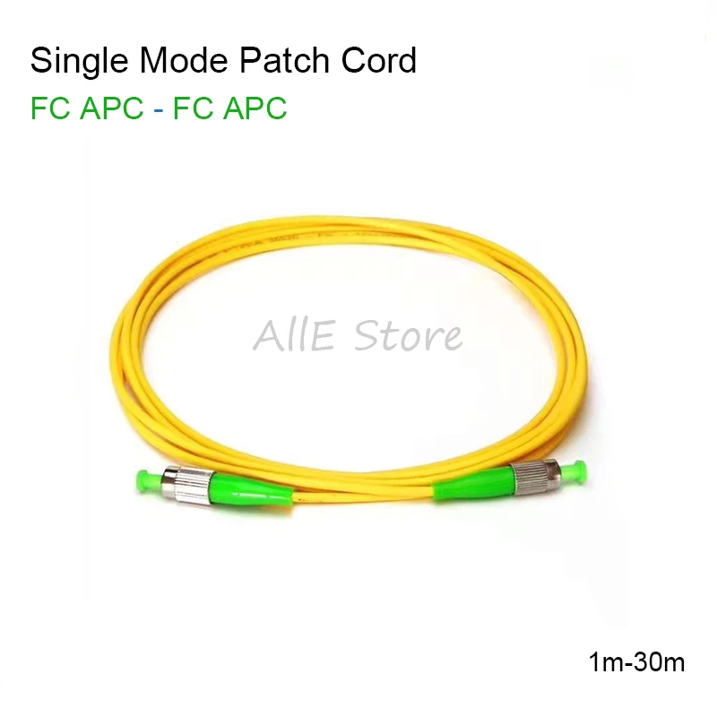 

5pcs/Bag FC/ APC-FC/ APC Simplex Fiber Optic Patch Cable Cord 3.0mm FTTH SM Single-Mode Fiber Optic Jumper Free Shipping