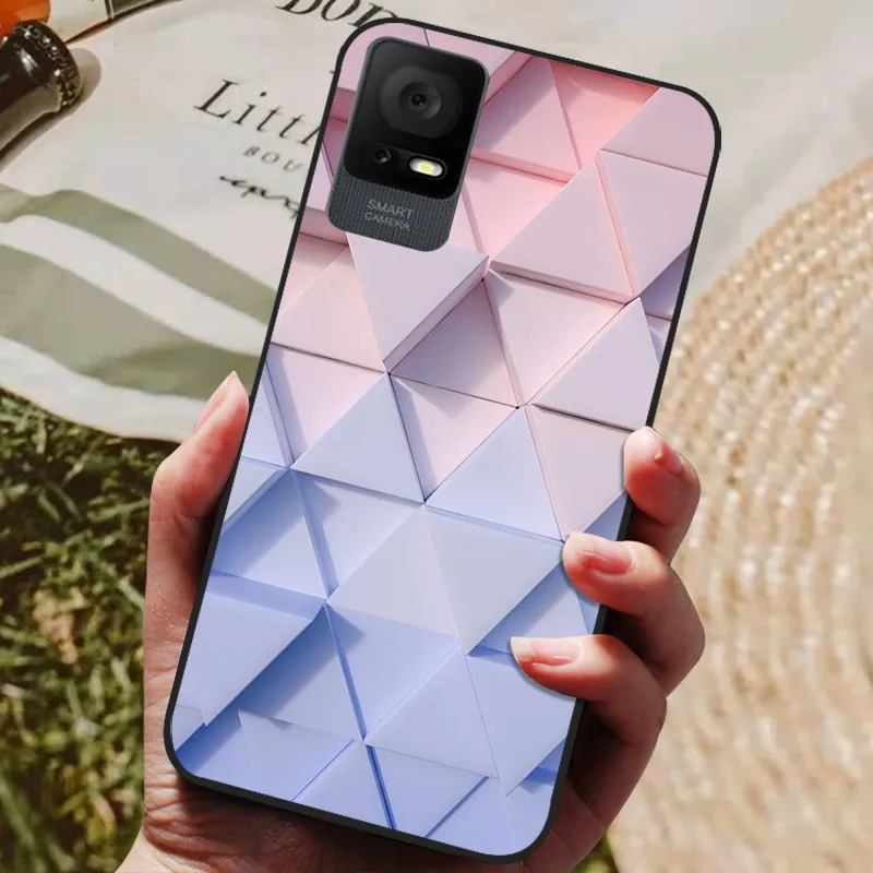 Black Silicone TPU Phone Cover with Soft Bumper Protection