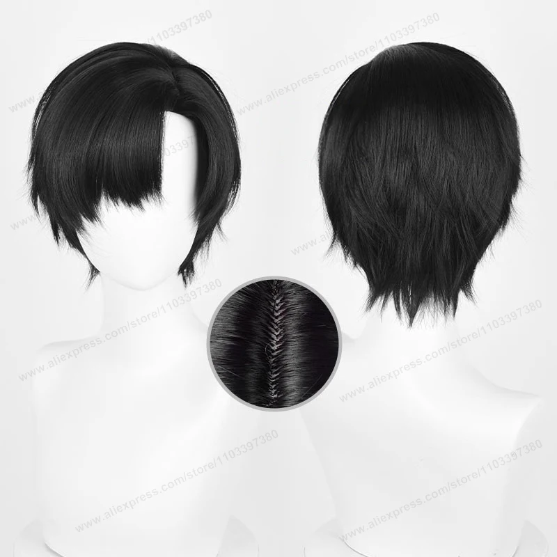 Color: Yellow - Love And Deepspace Rafayel Zayne Xavier Cosplay Wig 30cm Short Hair Anime Wig Heat Resistant Synthetic Halloween Party Wigs