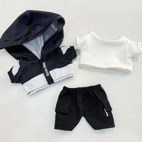 15cm 20cm cotton baby coat windbreaker three piece set 2
