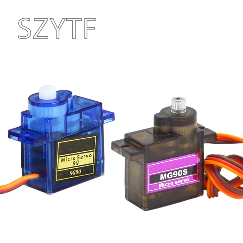 SG90 9G Micro Servo Motorsteuerung für RC Roboterarm Servomotor Spielzeug Flugzeug Hubschrauber Flugzeugmodelle 180 ° /360 °