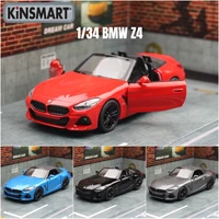 KiNSMART Toy Car Model 1/34 BMW Z4 M40i Roadster Convertible Alloy Diecast Miniature Vehicle Collection Gift For Children Boy 1