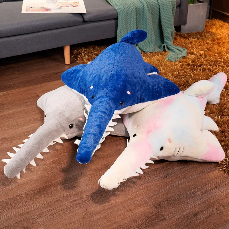 

Большая имитация Megalodon, плюшевая игрушка, мягкая набивная Акула, Подушка для сна, диванная подушка, украшение для детей, мальчиков