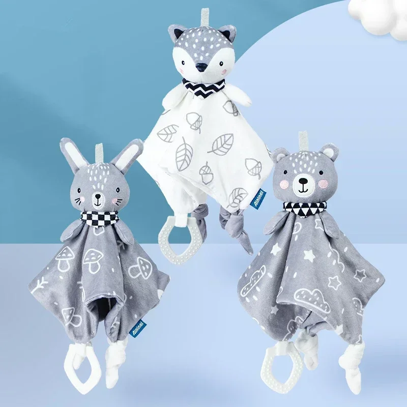Baby Blanket Comforter Toys Plush Bunny Elephant Sleeping Towel Baby Rattles Stuffed Animals Appease Baby Toys 0 12 Months 6