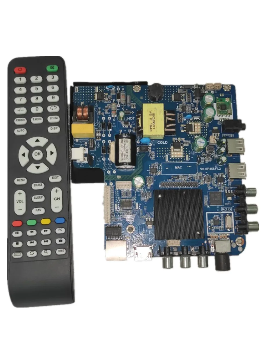 

FREE SHIPPING !!Three in one smart 4-cor WiFi motherboard VS.SP35811.2 SP358L11.21 48W 35--65V 200-660MA LED screen drive