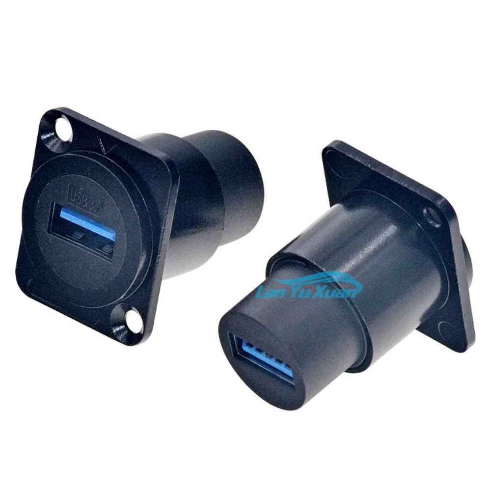

USB 3.0 Socket D-Type Module D Type Panel Mount USB 3.0 Female To Female Data Socket