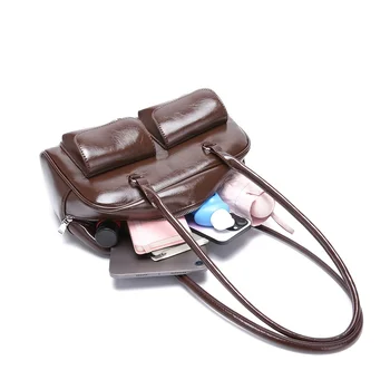 حقيبة الإبط العصرية، حقيبة يد متعددة الاستخدامات ذات قيمة عالية، حقيبة كتف نسائية بتصميم متخصص، محافظ وحقائب يد من جلد البولي يوريثان القديم 5