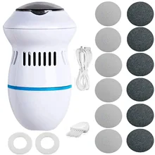  Electric Foot Grinder Vacuum Callus Remover Foot Pedicure Tools Rechargeable Foot Files Clean Tools for Hard Cracked Skin 