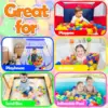 Play Balls for Ball Pit, Plastic Crush Proof, Phthalate & BPA Free, Assorted Colors (400 Balls)